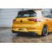 Накладка сплиттер на спойлер багажника Вар2 на VW Golf VIII